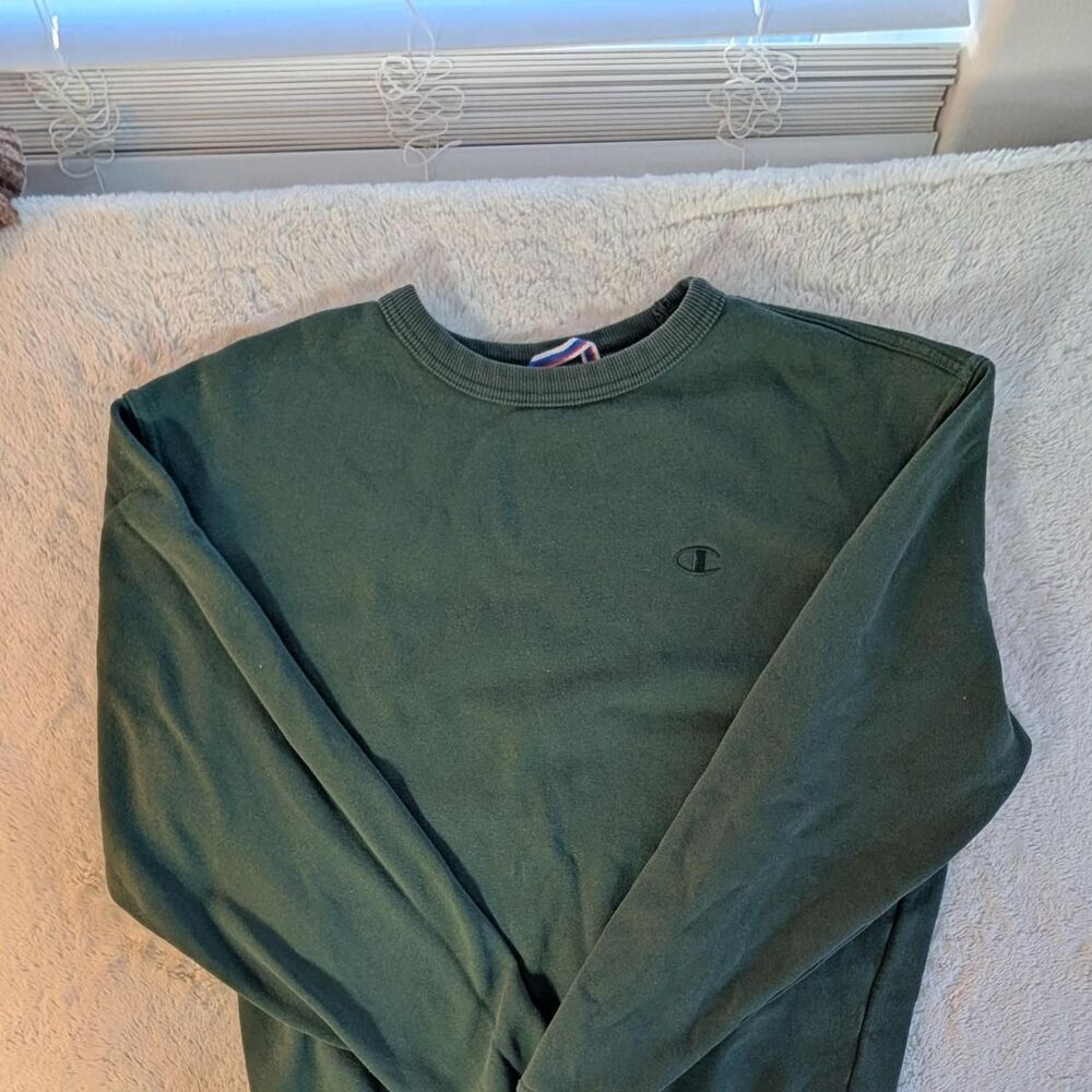 Champion Men's Green Sweatshirt
